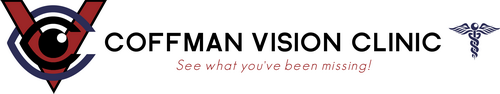 Logo with white background for Coffman Vision Clinic in Bend Oregon