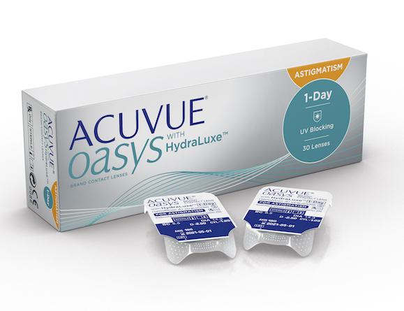 Acuvue Oasys 1 Day hydraluxe for Astigmatism | Coffman Vision Clinic Bend Oregon